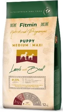 Fitmin 維持配方 中大型幼犬 羊肉與牛肉