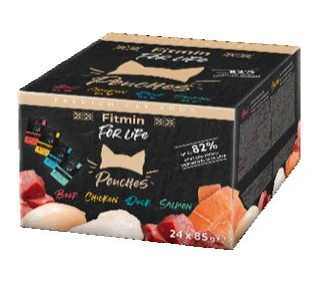Fitmin For Life 貓用餐包混合裝 24×85g
